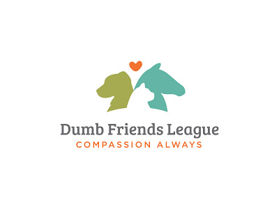 Denver Dumb Friends League logo animals logo pet shelter