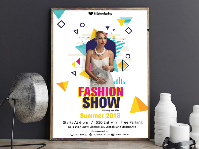 SWA's Fashion Show Posters and Tickets on Behance