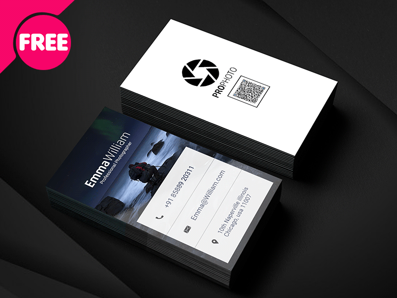 Photographer Business Card identity card id card visiting card business card photographer business card