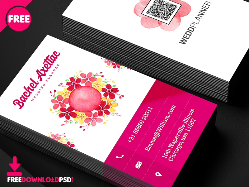 Wedding Planner Business Card by Salmaan Ansari on Dribbble