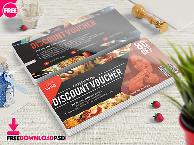 Restaurant Discount Voucher coupon food food coupon gift card pizza pizza coupon restaurant discount voucher