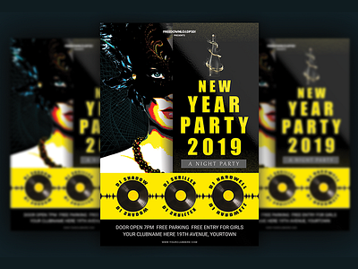 Happy New Year Party Flyer black party flyer christmas christmas flyer happy new year mask party flyer merrychristmas new year new year party flyer new year party poster party flyer winter party flyer