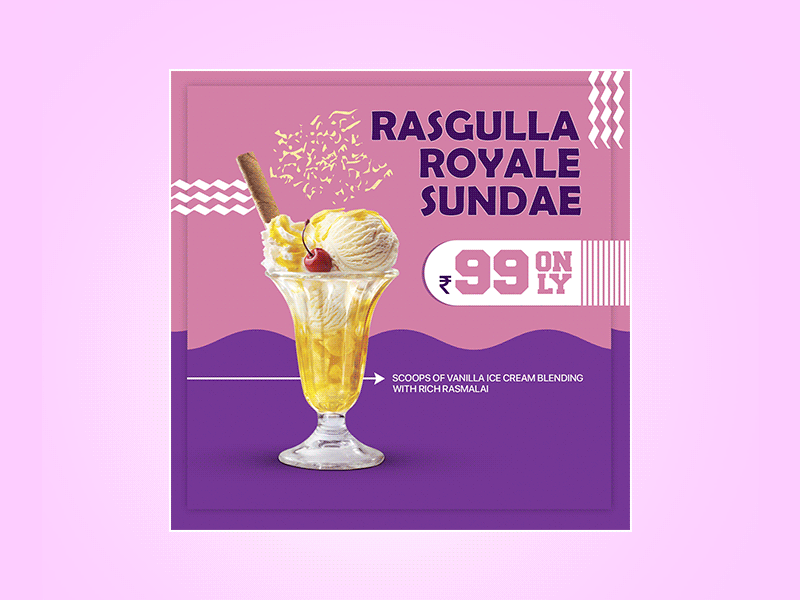 Dessert Social Media Template banner banner ads banner design facebook ads food icecream social media social media banner