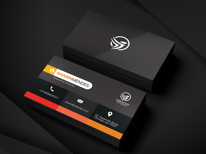 Corporate Business Card by Salmaan Ansari on Dribbble