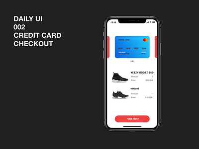 Daily UI Challenge #002 - Credit Card Checkout checkout credit card payment daily 100 challenge dailyui design