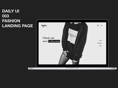 DailyUI Challenge #003 - Landing Page daily 100 challenge dailyui