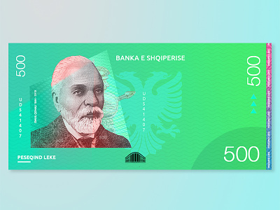 500 Albanian Lek albania graphic design lek money photoshop valute