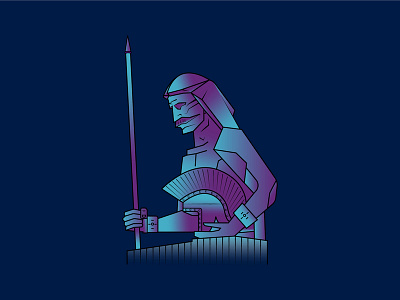 King GLAUCIAS abstract colors albania dribbble gradients graphic design illustration illyria king