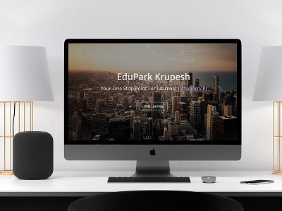 Edupark Krupesh landing page