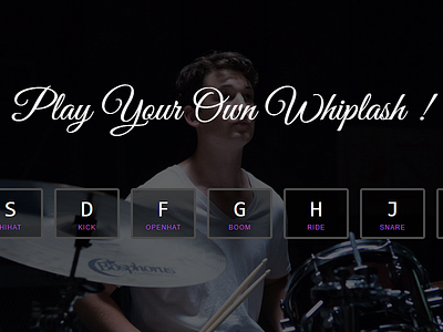 Play With JS javascript keyboard support whiplash