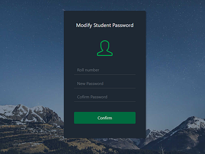 Form bootstrap krupesh modify password