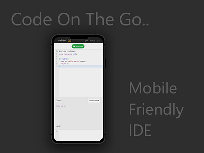 Mobile Friendly IDE