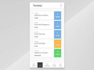 College Time Table App