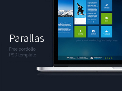 Parallas - Free PSD Template