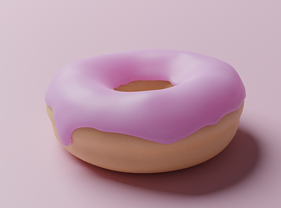 My first donut render blender donut learning render
