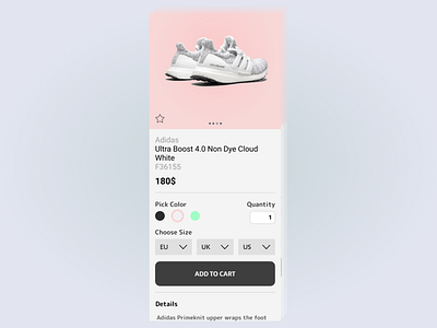 Daily UI #033 Customise Product