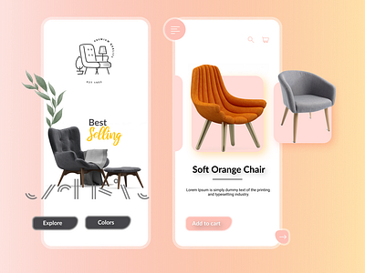 Furniture Mobile UI Concept