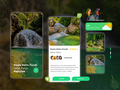 Travel Guide | Find Destinations App branding concept design illustration mobile app design mobile design mobileapp mobileappdesign pakistan typography ui uiux uiuxdesign ux vector