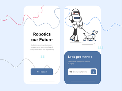 Robotics - Concept App UI