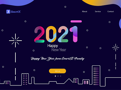 Happy New Year 2021 From ConvrtX Family 2021 2021 design 2021 trend art branding concept convrtx convrtxfamily convrtxfamily design happynewyear happynewyear2021 illustration typography ui uiux uiuxdesign vector