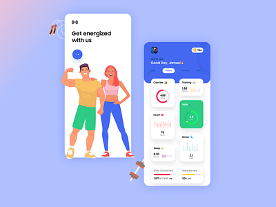 Fitness App UI UX