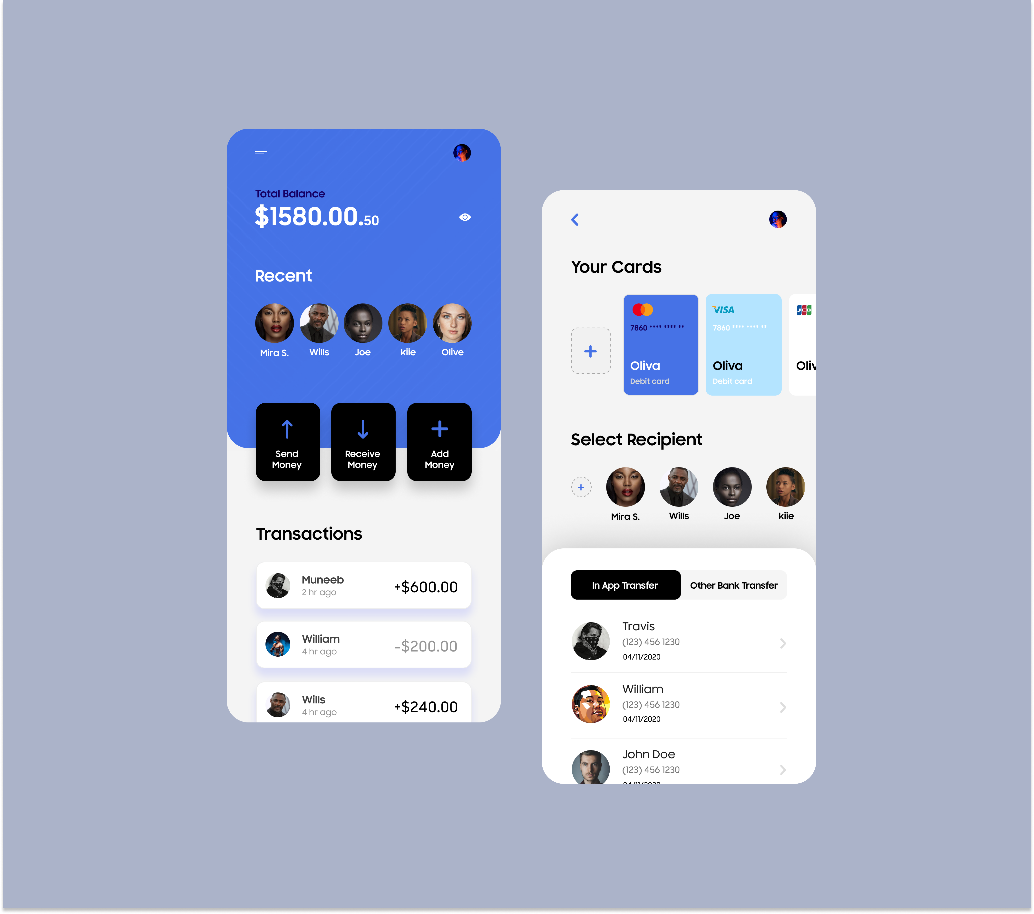 Payment Transfer Mobile UI by Muneeb Sandhu ⚔️ for ConvrtX on Dribbble