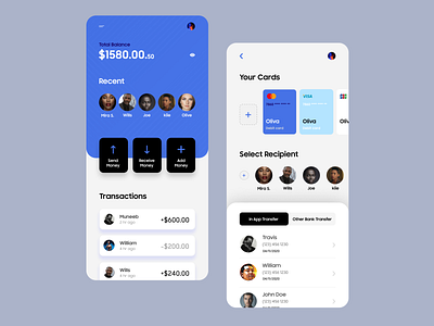Payment Transfer Mobile UI