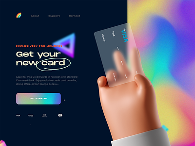 Banking / Finance / Card Website Design