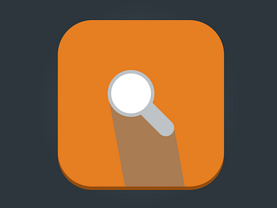 Simple search icon - Flat flat icon search simple