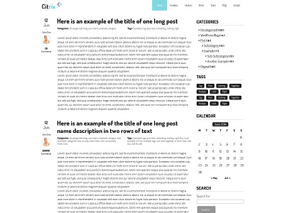 Simple Blogging theme 0.4 blog bloggin concept sketch theme update wordpress