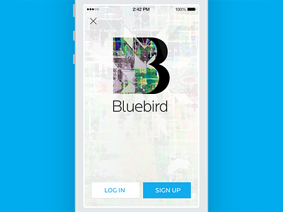 Bluebird Art - PreLogin app art bluebird symbol