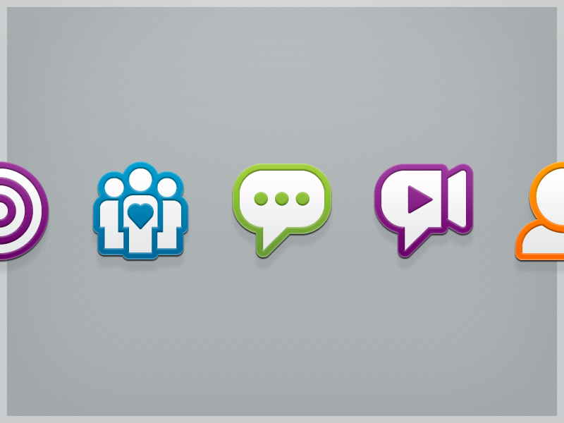 Loopt Mix icons by frederic tort roset on Dribbble