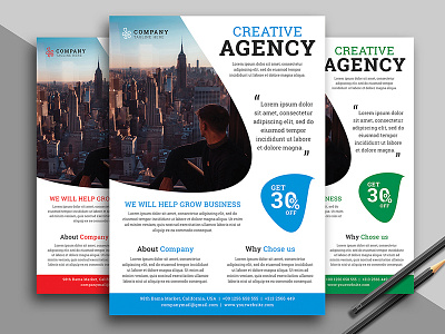 Corporate Flyer Template agency ai blue business business flyer consulting corporate corporate flyer creative creative flyer digital editable flyer graphic marketing marketing flyer modern multipurpose multipurpose flyer print