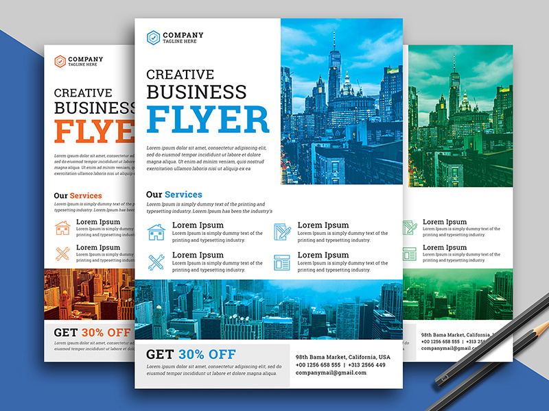 Corporate Flyer by graphicsunday on Dribbble