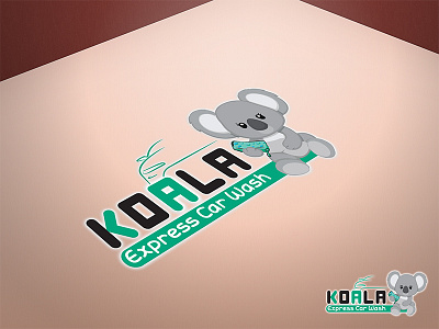Car Wash Logo car express koala logo wash