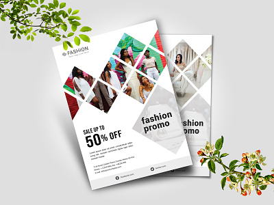 Fashion Flyer 02 clean clean creative design discount elegant exivition fashion fashion flyer template fashion promo flyer flyer template illustration minimal modern photo photography promo trading typography ui