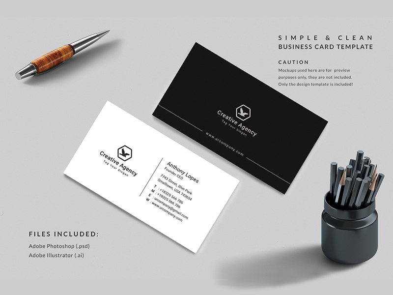 Business Card by graphicsunday on Dribbble