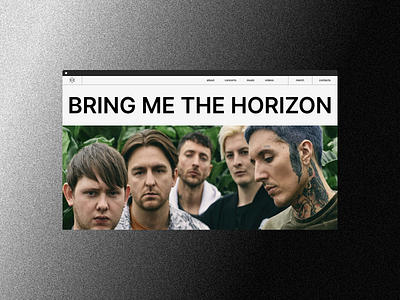 Poster Bring Me The Horizon - Group Black