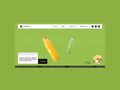 Pressed branding graphic design min minimal ui web website