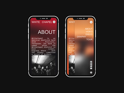 Whitechapel-band adaptive branding design logo minimal ui ux web webdesign website