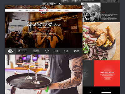 Mad Ltd - Restaurant website