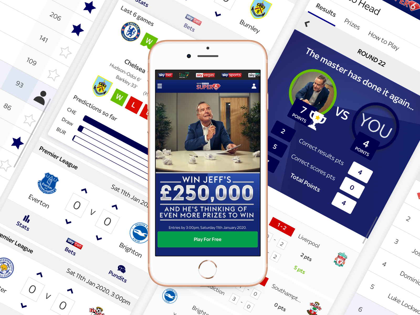 Sky Sports Super 6 (Soccer Saturday) by Mikey Cattell on Dribbble