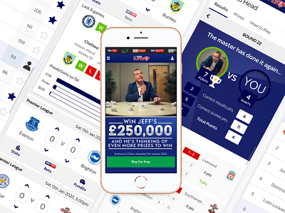 Sky Sports Super 6 (Soccer Saturday) apple branding design design app football icon ios skysports sport ui