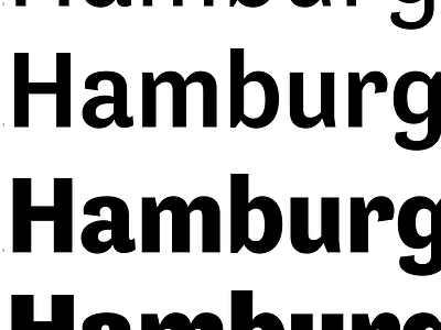 Tenso Grotesk Weights test