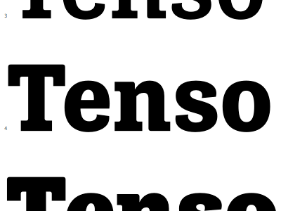 Tenso Slab weight test