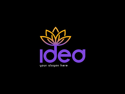 IDEA LOGO dizayn idea idea logo illustration logo siyah vektör