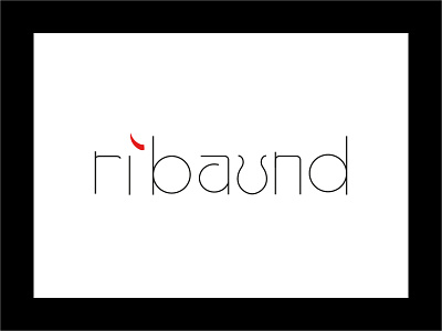 ri'baund Logo branding design logo logo design