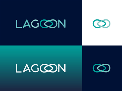 Lagoon Logo Redesign Fintech Startup branding design logo typography vector