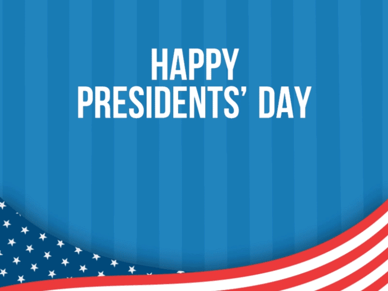 Happy Presidents Day after effects animation