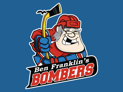 funny hockey team logos